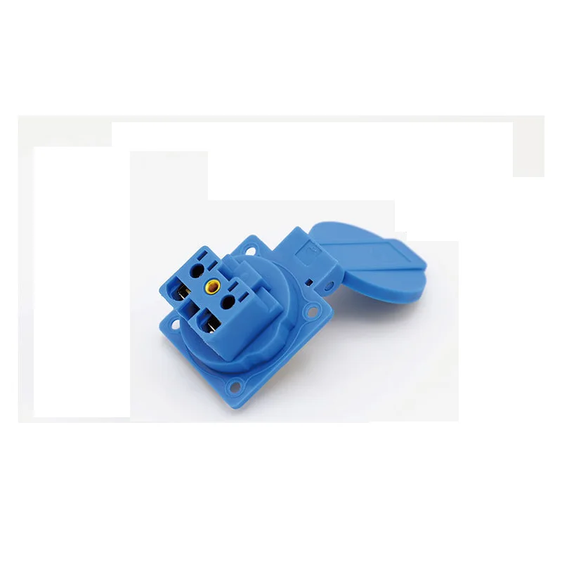 2 шт. французский промышленный безопасный выход 16A 250V IP54 NF Сертификация синий