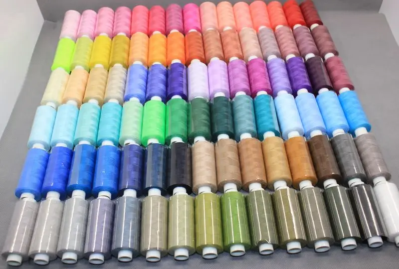 Нитки для ручного шитья/швейная машина нитки из полиэстера 40S/2100 катушки/мешок