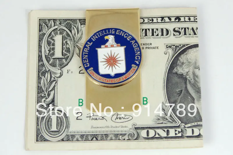 

US UNITED STATES CIA CENTRAL INTELLIGENCE AGENCY MONEY CLIP-33162