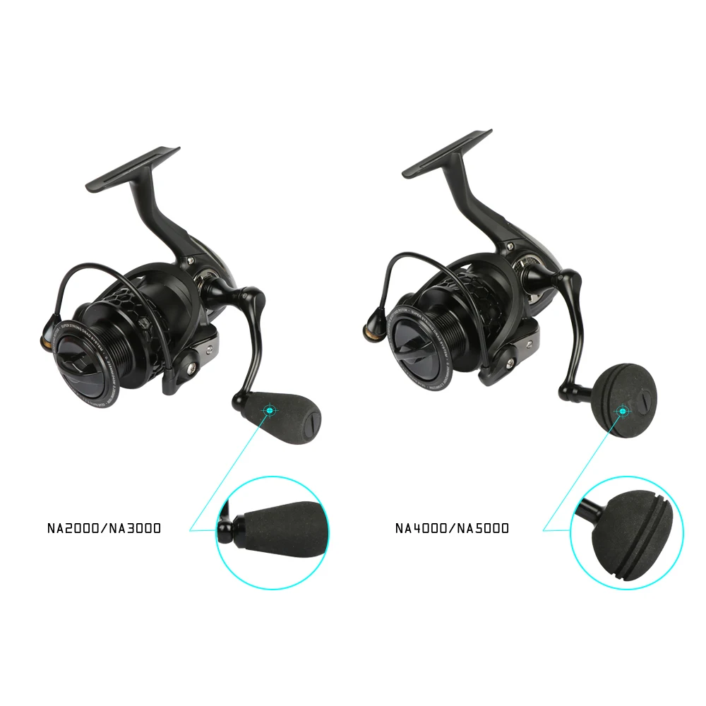 

Goture New Spinning Reel 9BB 5.2:1 Carbon Fiber Drag System Carp Fishing Wheel for Freshwater Saltwater 2000 3000 4000 5000