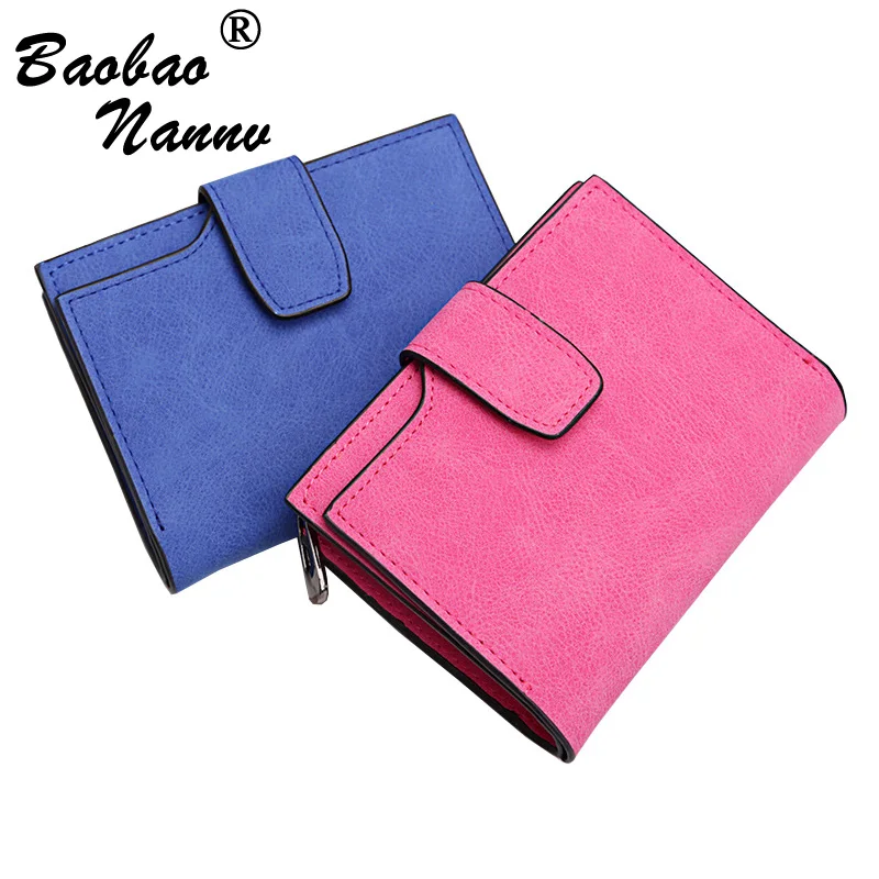 Женские короткие кошельки из искусственной кожи женский модный маленький