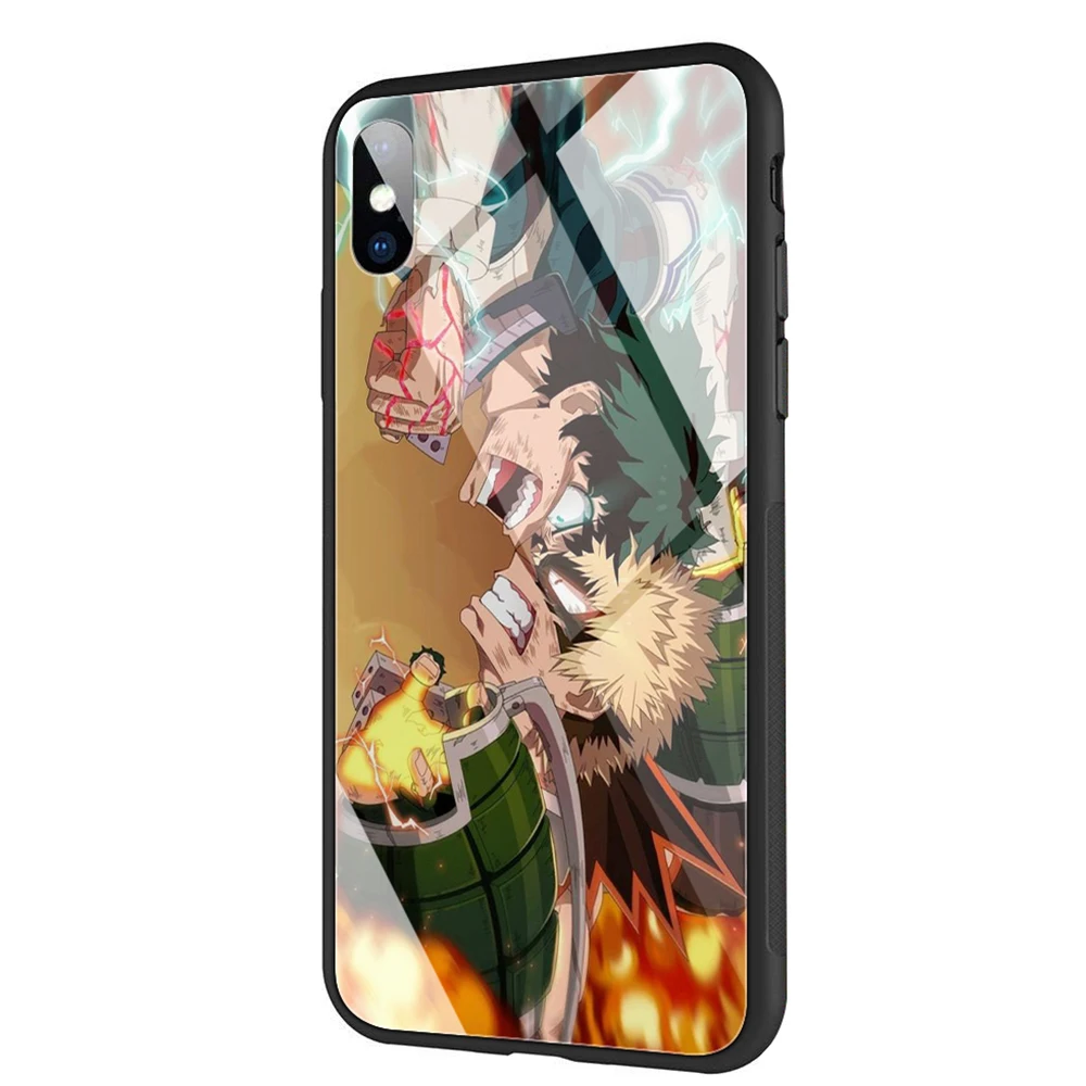 Lavaza с героями из мультфильма Мой Boku без герой закаленного стекла чехол