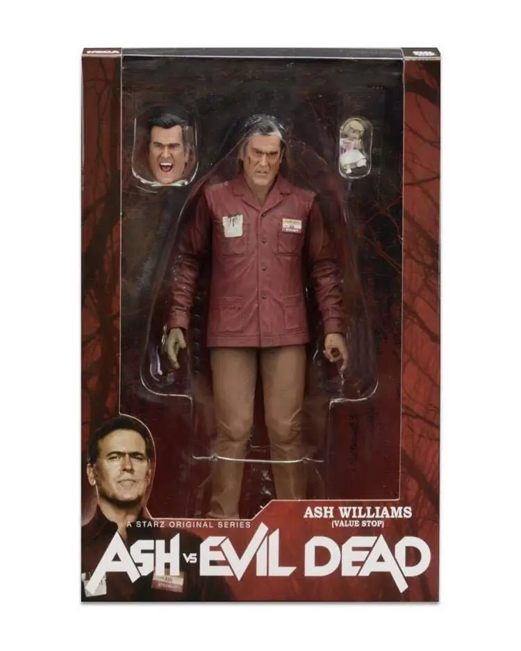 with retail box NECA Ash vs evil dead персонаж пепел Вильямс и элиго 16 см BJD Суставы подвижные ПВХ Фигурки игрушки - Цвет: with retail box