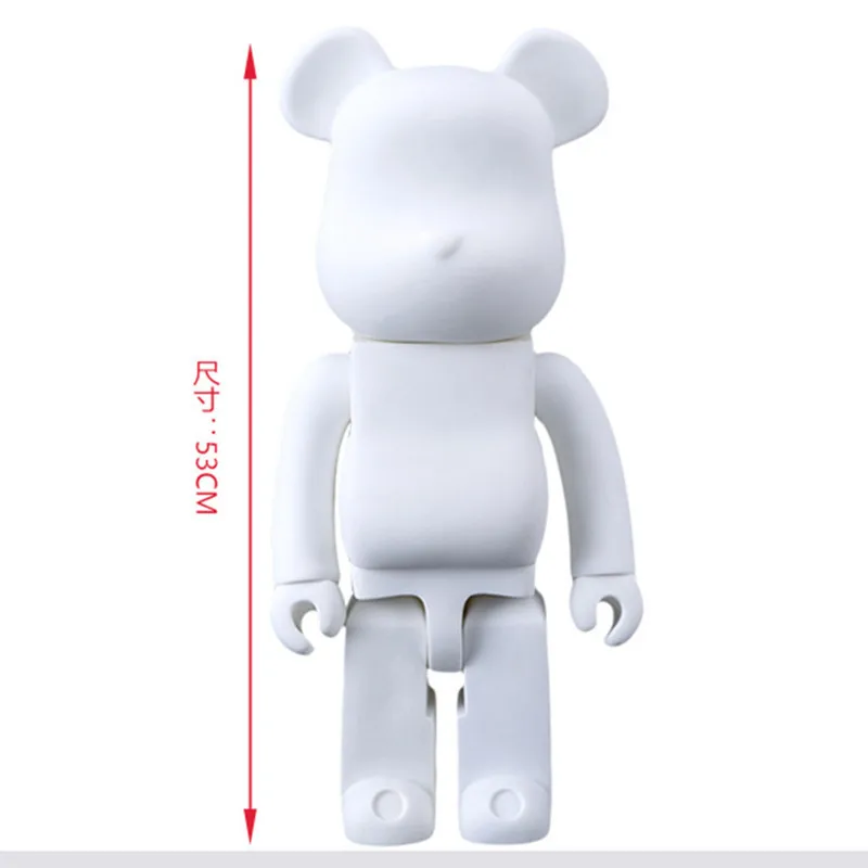 700% Bearbrick Be @ rbrick DIY модные однотонные игрушки ПВХ фигурка Коллекционная модель