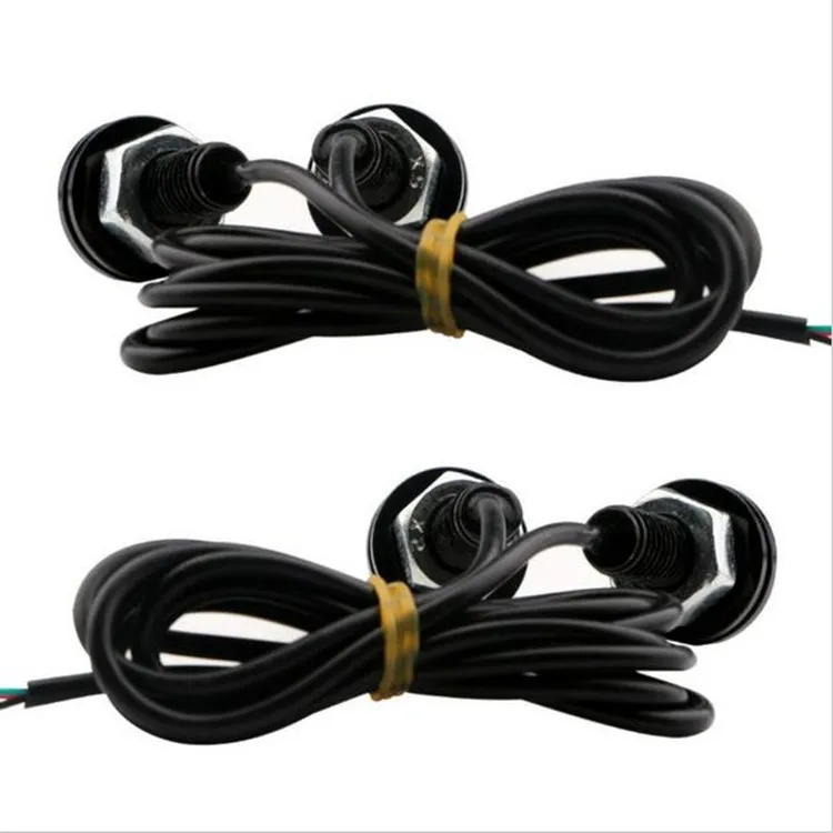 Автомобильный светодиодный двойной Цвет белый + янтарный 4014 12 светодиодов SMD 23 мм