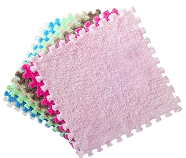 24 шт. коврики пазлы ковер ворс плюшевый толстый пенный зеленый пазл для гостиной