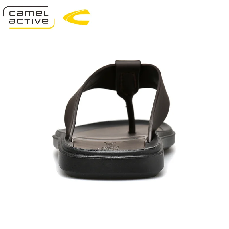 Мужские Пляжные шлепанцы Camel Active светло коричневые мягкие массажные модная