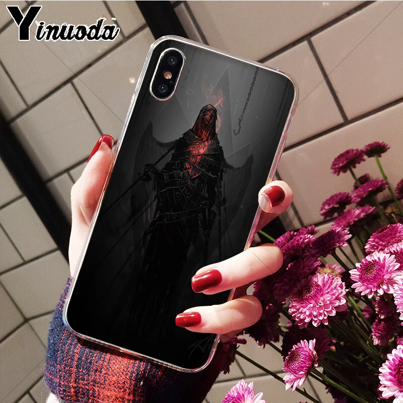 Yinuoda Ангел Дьявол призрак ТПУ чехол для телефона iPhone 5 5Sx 6 7 7plus 8 8Plus X XS MAX XR |