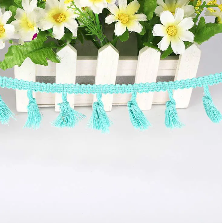 Кружевная бахрома с кисточками для рукоделия 2 ярда в партии полиэфирное