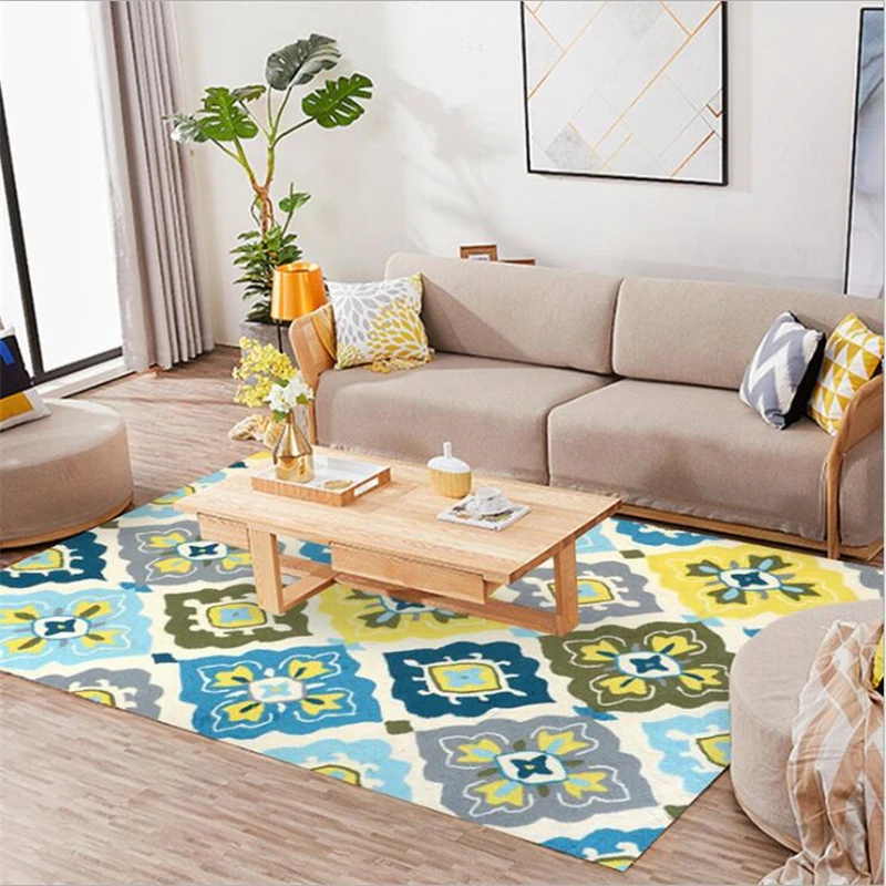 2018 новые мягкие ковры в скандинавском стиле для гостиной спальни детской комнаты