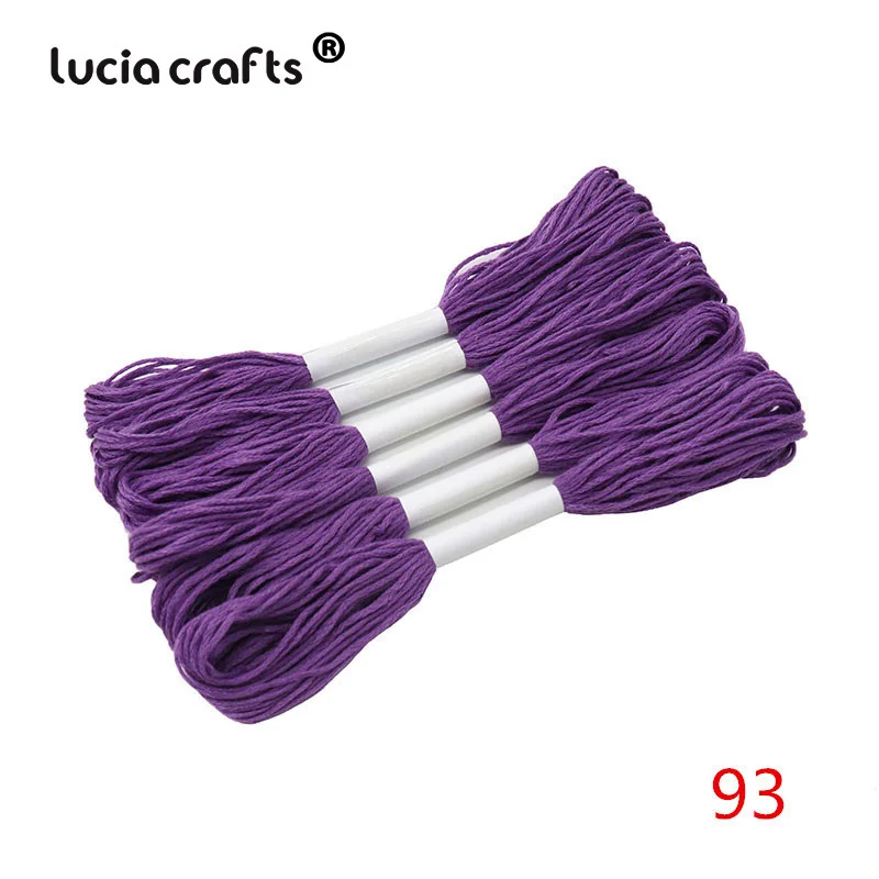 93 Dark purple 2 6 шт 7 метров разные цвета якорь» для вышивания крестиком хлопок вышитые нить 20050028(D6 - Цвет: 93 Dark purple 2