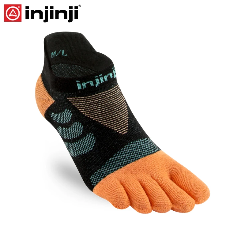 Женские носки с пятью пальцами Injinji ультра беговые без показа Coolmax 2019|Носки для