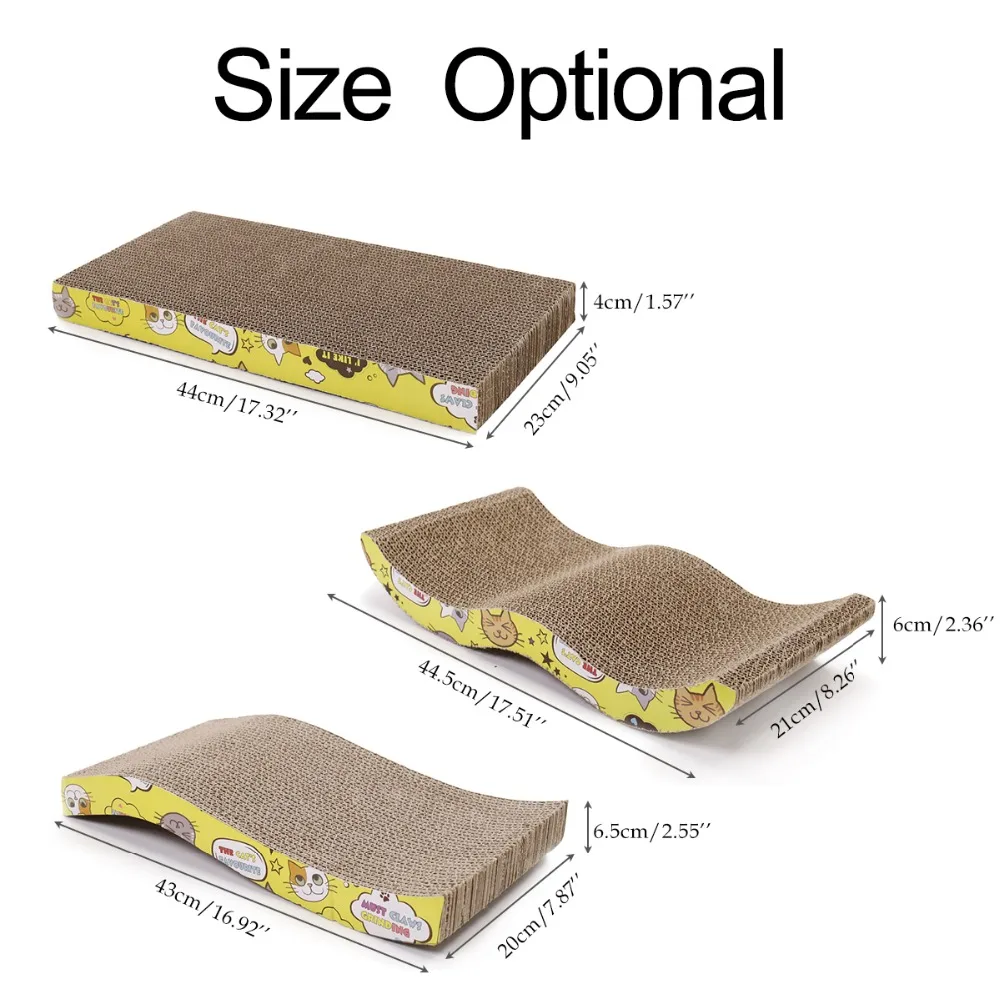 Игрушки для кошек коврик с царапинами котят из гофрированной бумаги M Образный