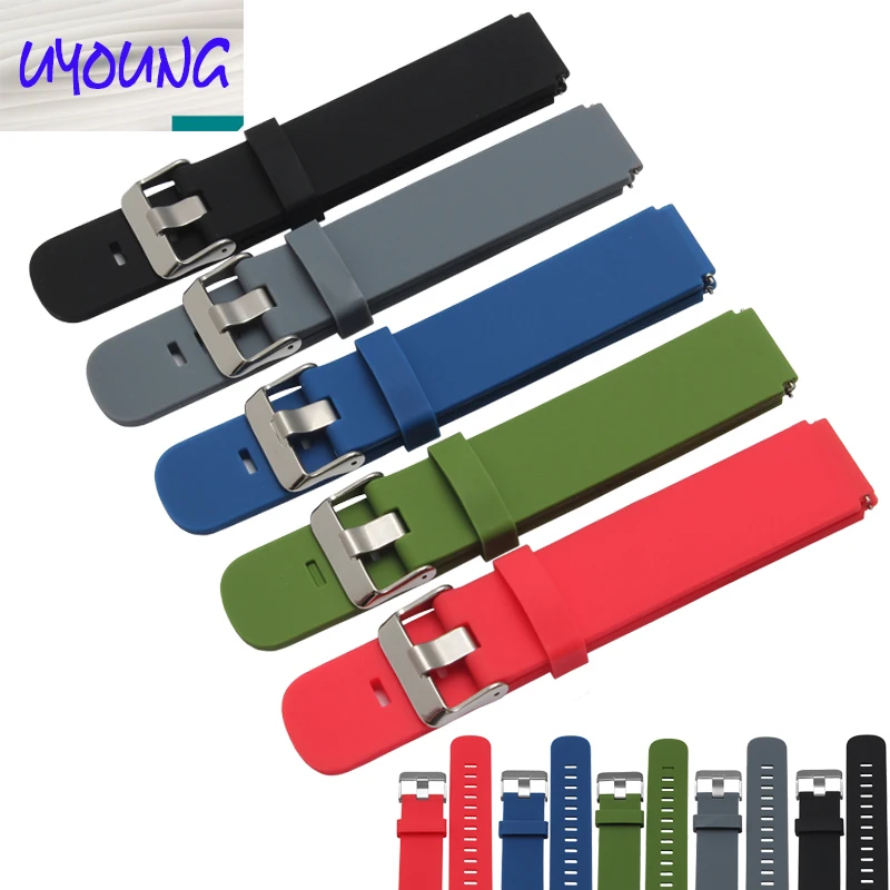 Силиконовый ремешок watch band smart спорта на открытом воздухе резина мягкая и прочная