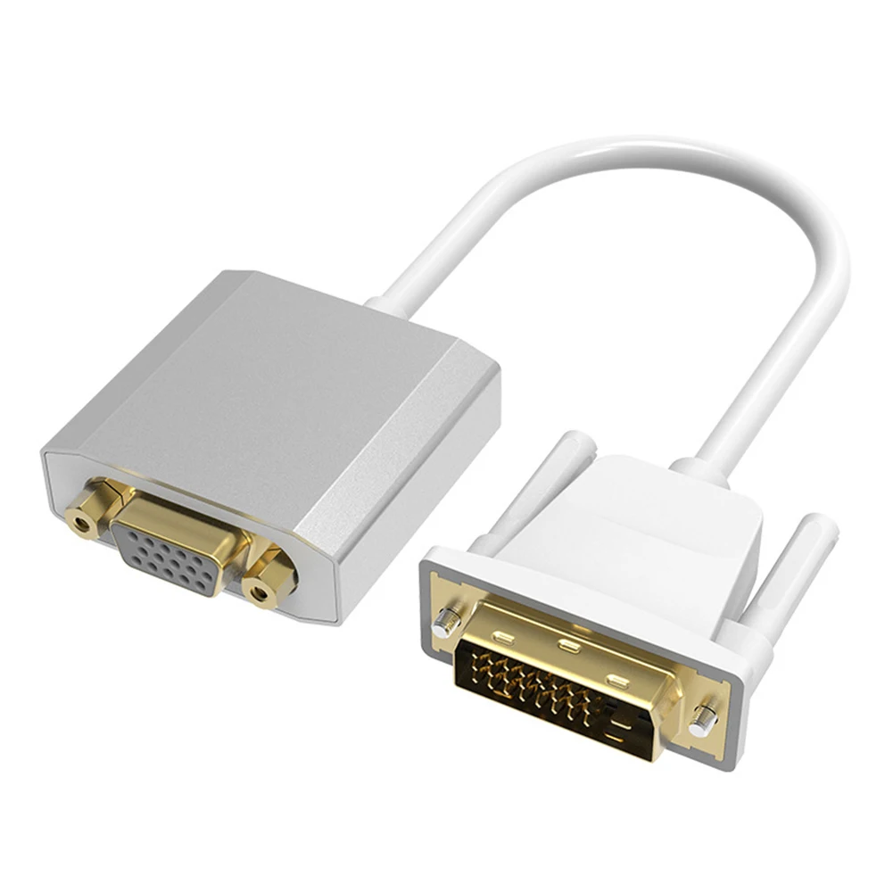Адаптер для дисплея ТВ ПК 1080 P универсальный кабель Video Converter DVI D мужчин и женщин VGA|