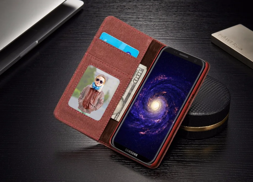 Чехол-книжка Me, Джинсовый чехол для samsung Galaxy S8, S9 Plus, Note 8, чехол-кошелек с подставкой для samsung Galaxy S8 Plus, S8+ S7 Edge, ковбойский чехол