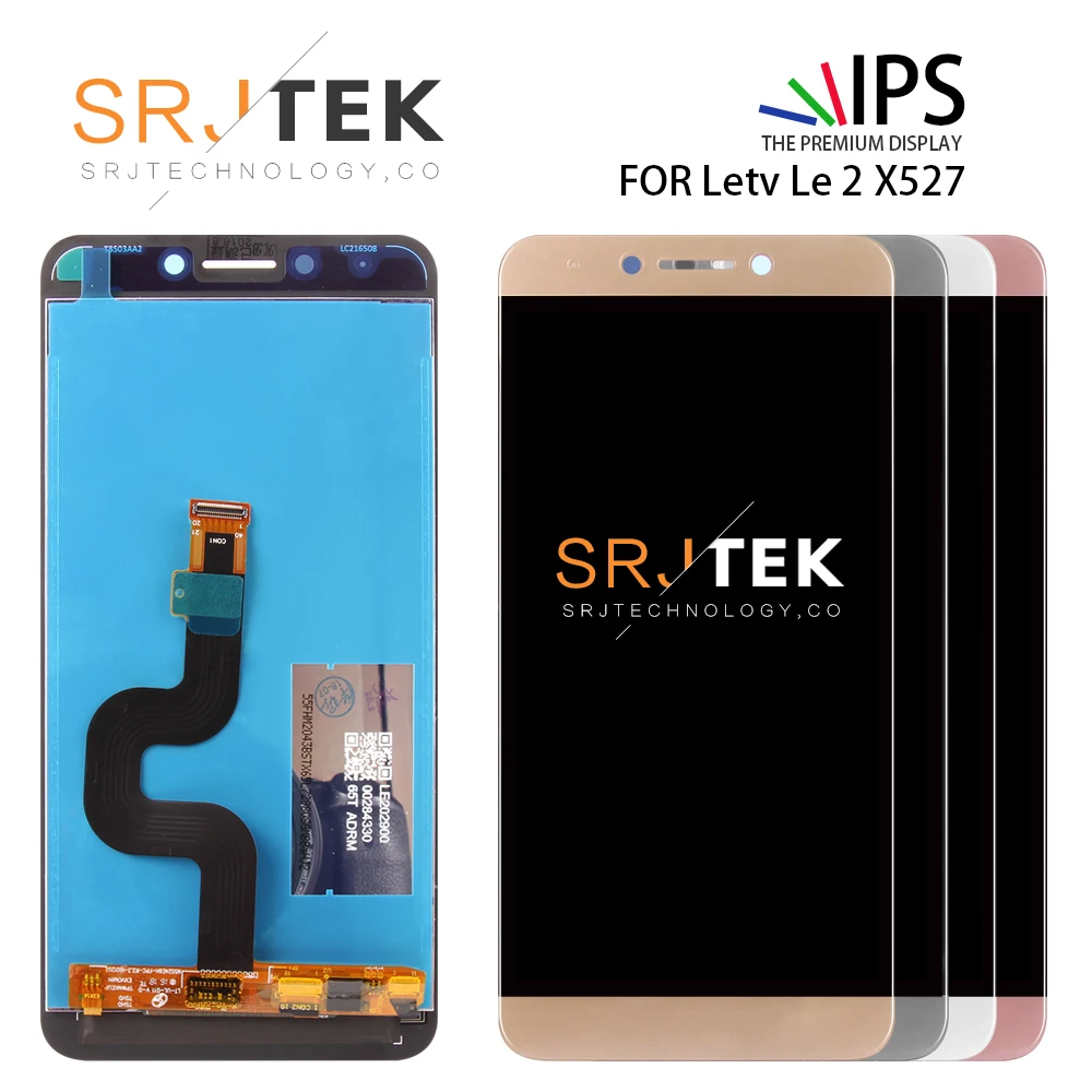 Srjtek 5 ''для LeTV Leeco Le 2 ЖК дисплей X527 X520 X522 X620 Дисплей Сенсорный экран дигитайзер