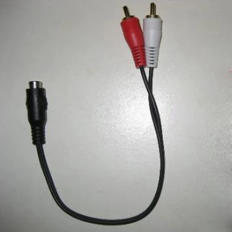 6 дюймов 2 RCA x папа 1x3 5 мм стерео Женский y кабель новое поступление|Кабели VGA| |