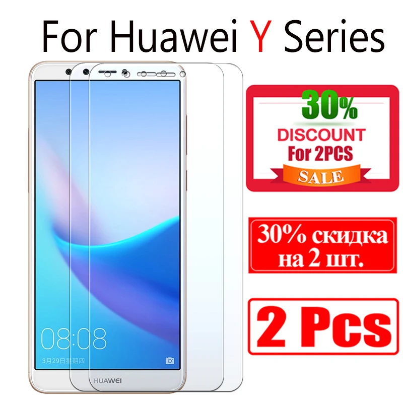 Защитное стекло для huawei y9 2018 на huaweii y3 y5 prime huavei y 3 9 защитная пленка из закаленного