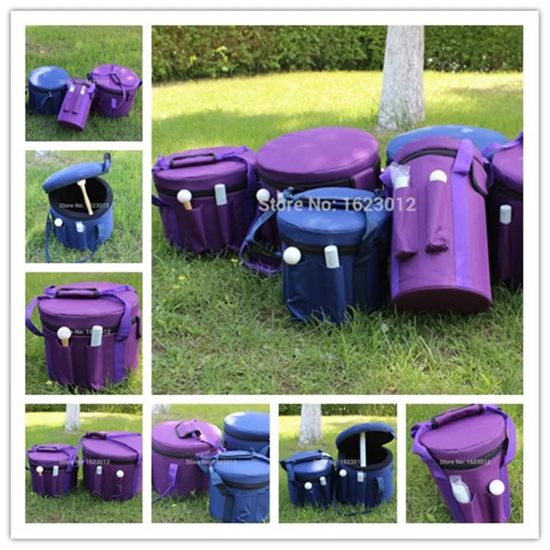 

Purple Color Carry bag with one mallet pocket for 11"- 12" Crystal Singing Bowls with Heavy Duty Canvas