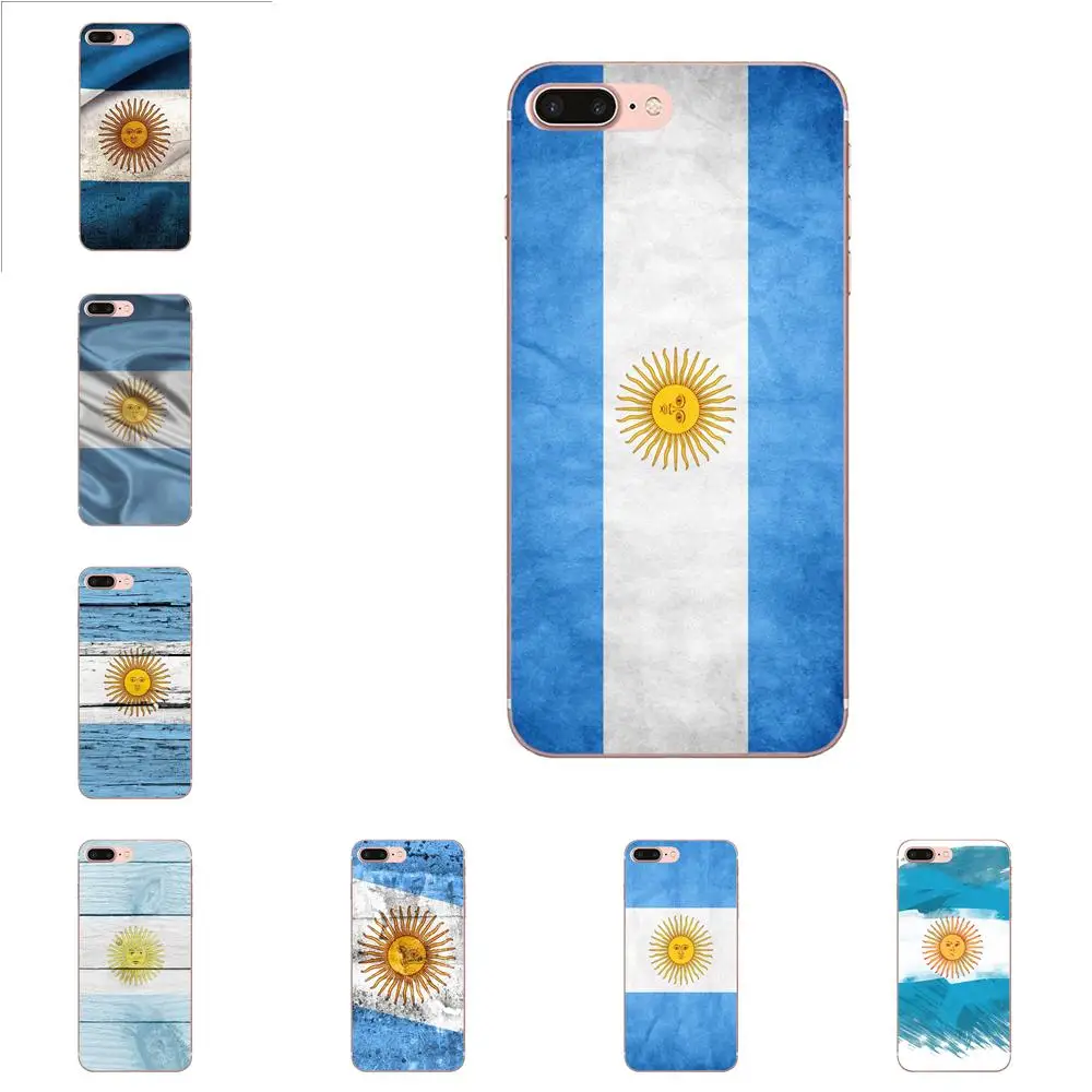 Резиновый Прозрачный чехол для телефона Apple iPhone X XS Max XR 4 4S 5 5C 5S SE 6 6S 7 8 Plus Argentina Chile