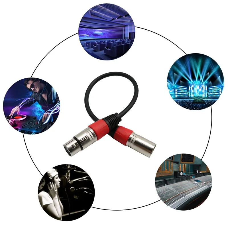 ABGN горячий XLR 3 контактный папа мама микрофон аудио экранированный Шнур кабель