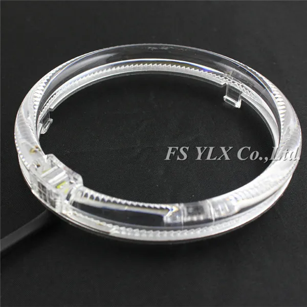 FSYLX 100 мм 2SMD светодиодный halo ring DRL фары для автомобиля мотоцикла 3 дюйма объектив проектора светодиодный angel eyes CRE светодиодный angel eyes ring