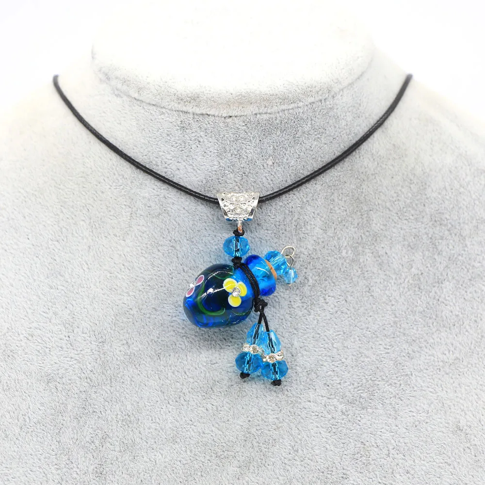 Ваза хрустальные Бутылочки для эфирных масел кулон стеклянный кулон-духи