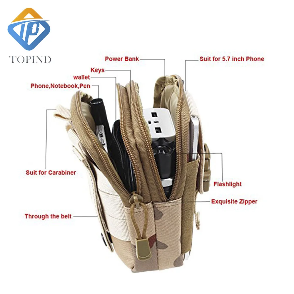 1 шт. универсальная уличная Рыболовная Сумка тактическая кобура военный поясной