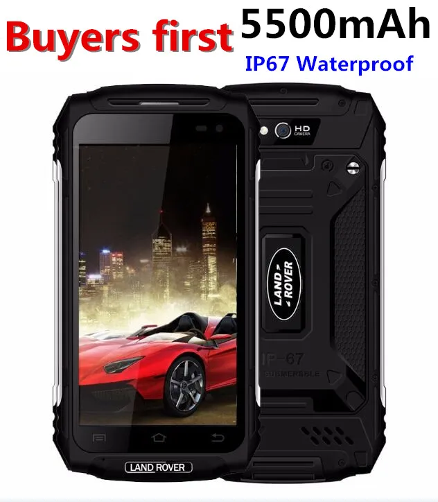 Land Rover X2 IP67 водонепроницаемый пылезащитный смартфон 1280*720 5," MTK6737 четырехъядерный ОЗУ 2 Гб ПЗУ 16 Гб 5500 мАч 4G 8 Мп мобильный телефон