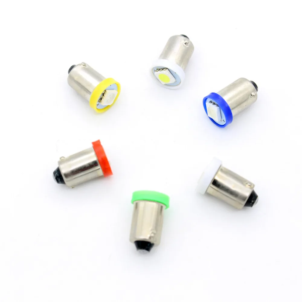 Dongzhen 10 шт. автомобильный BA9S 5050 1 SMD 12 В светодиодный Задний стояночный габаритный