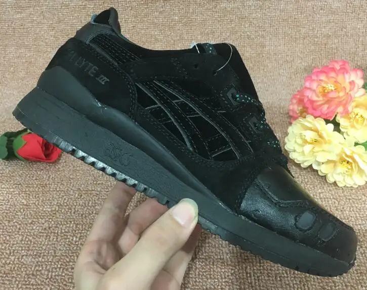 Оригинальные ASICS Ночь еще дышащая Для Мужчин's Обувь для фехтования solefly x GEL Lyte III