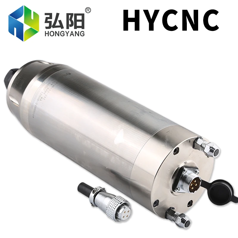 HYCNC 100 кВт шпиндель Серебряный для металла камня engraing диаметр двигатель с водяным