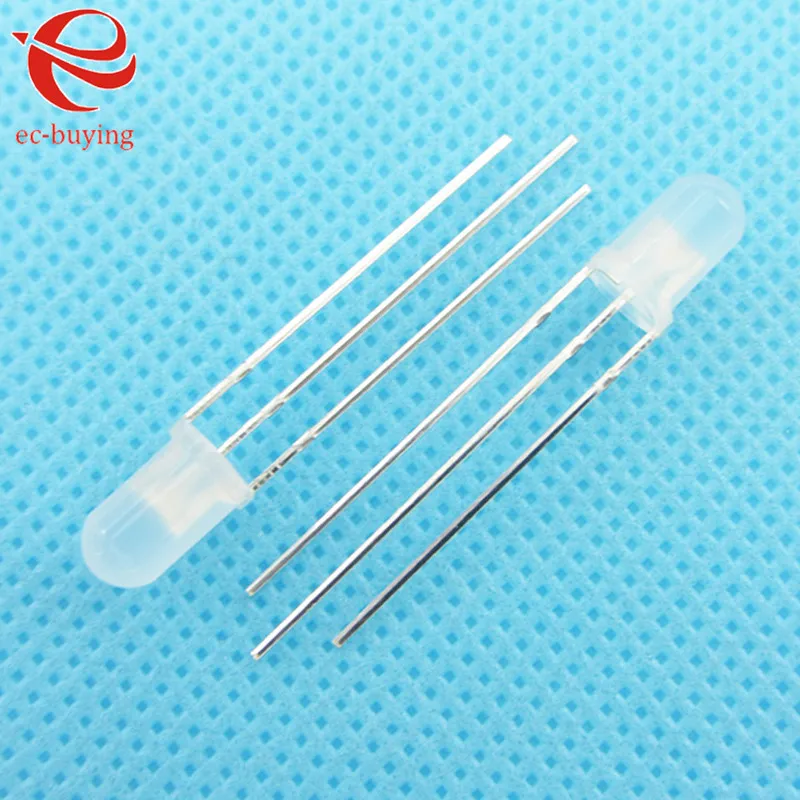 3 мм LED двухцветный диффузный красный зеленый общий катод круглый