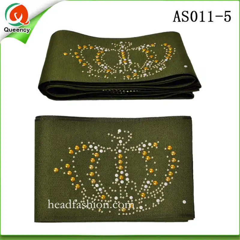 AS011Unique Aso oke разноцветный с камнями красивый африканский головной убор gele 8 6 м одна