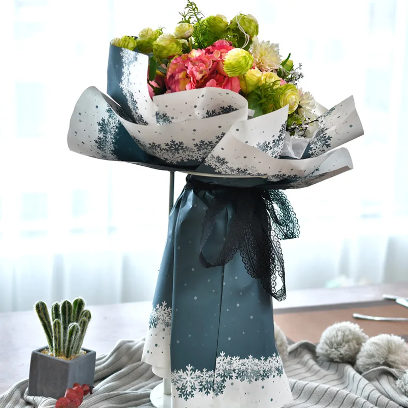 20pcs Langqing paper flower wrapping winter elements bouquet | Дом и сад