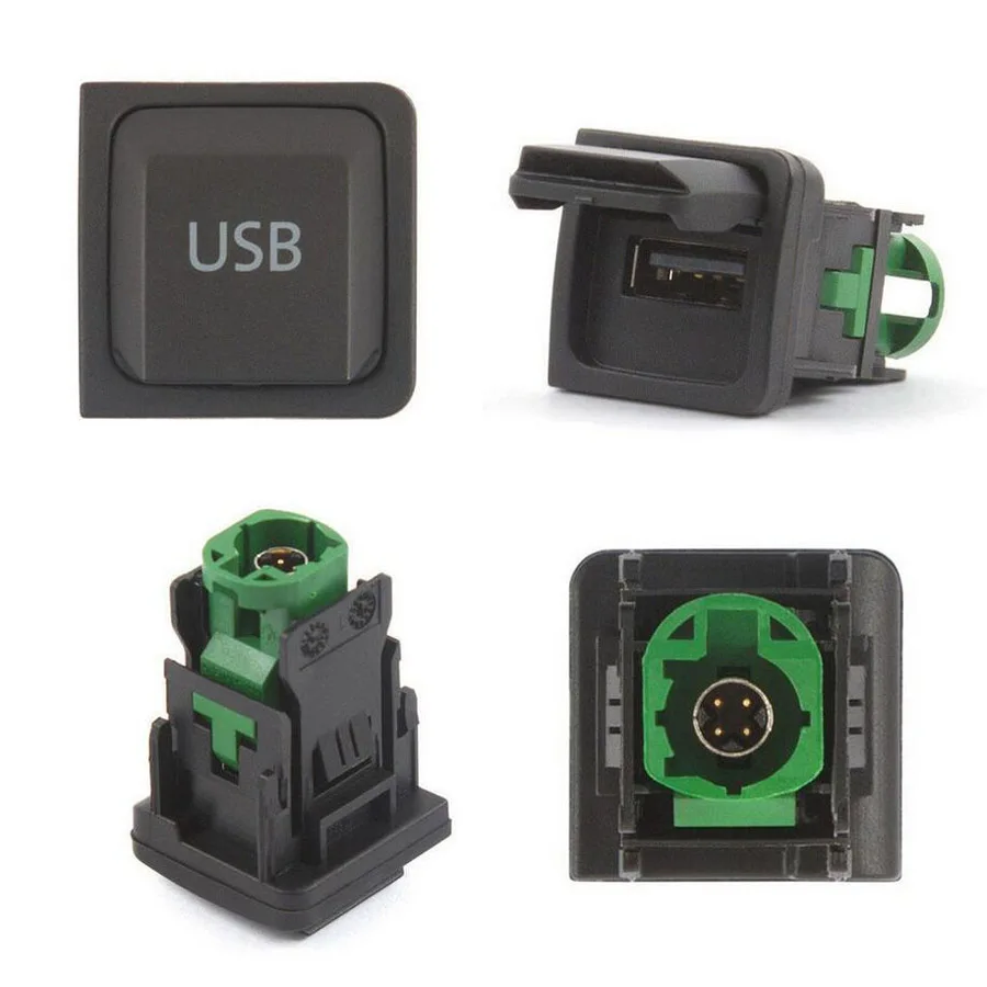 $57.02 Car USB switch cable AUX switch button cable for VW Passat B6 B7 Golf 6 Polo Bora CC RCD 510 RNS 315