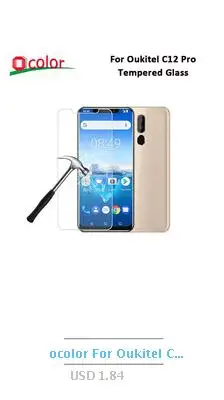 Ocolor для Oukitel C12 Pro крышка батареи защитная задняя крышка подходит для замены для Oukitel C12 крышка батареи чехол