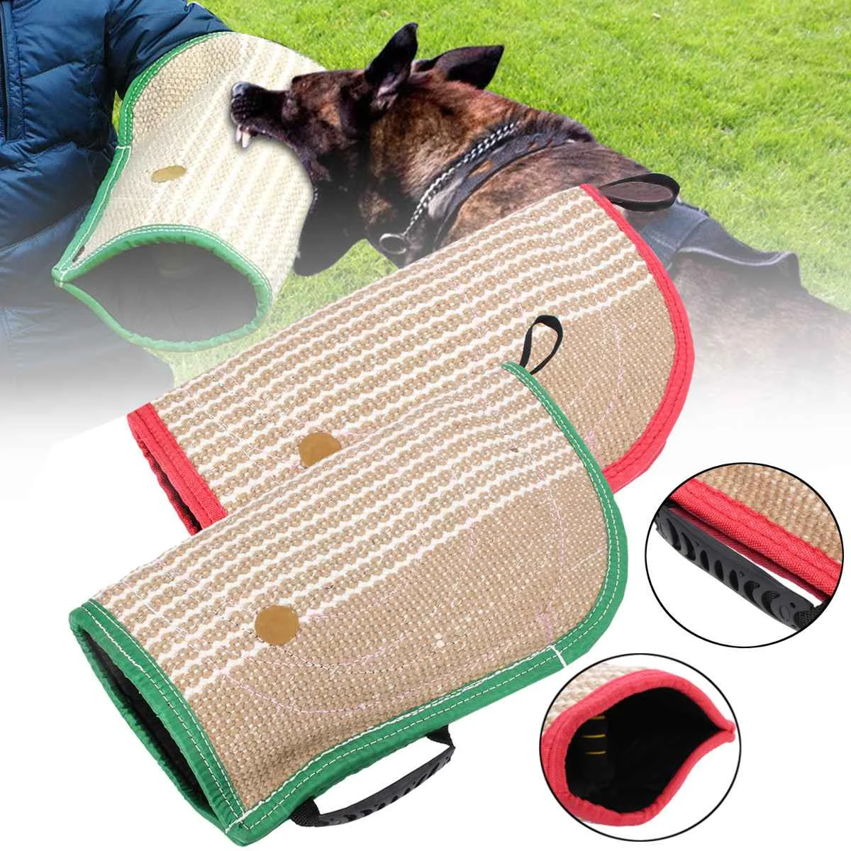 

Cotton Dogs Training Bite Sleeve Protection Arm Dog Walking Tug For Young Malinois Work Dog Training Fit Pitbull German Shepherd