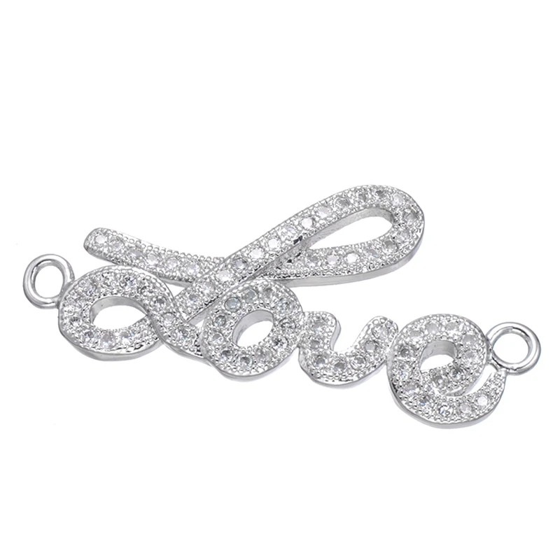 Принадлежности для ювелирных изделий 5 шт. блестящие циркониевые Подвески с