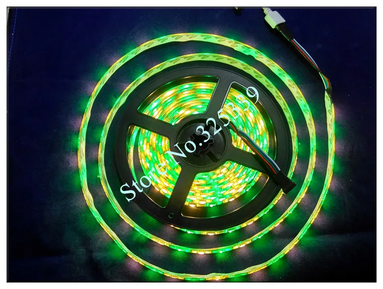 100 комплектов RGBW RGBWW SMD 5050 5 м водонепроницаемая светодиодная лента фонарик RGB+ белая лента+ 40 кнопочный пульт дистанционного управления+ 3A адаптер питания