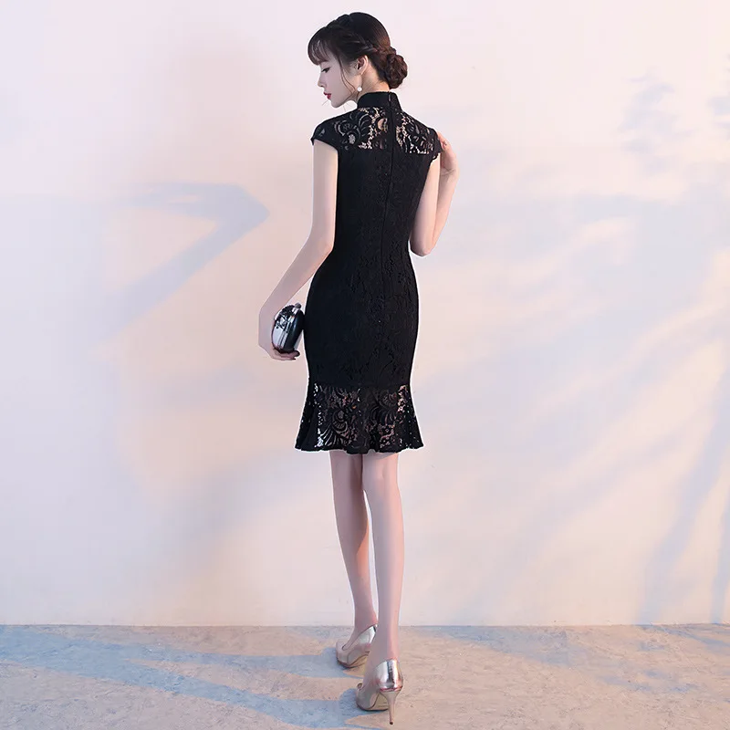 Традиционное китайское платье Qipao женские вечерние платья винтажное Ципао