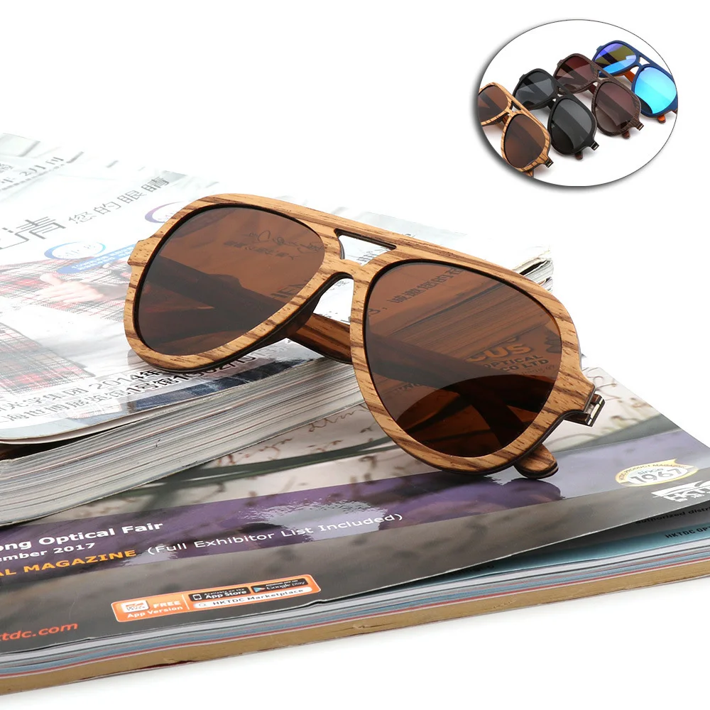 Деревянные солнцезащитные очки для мужчин и женщин персонализированные