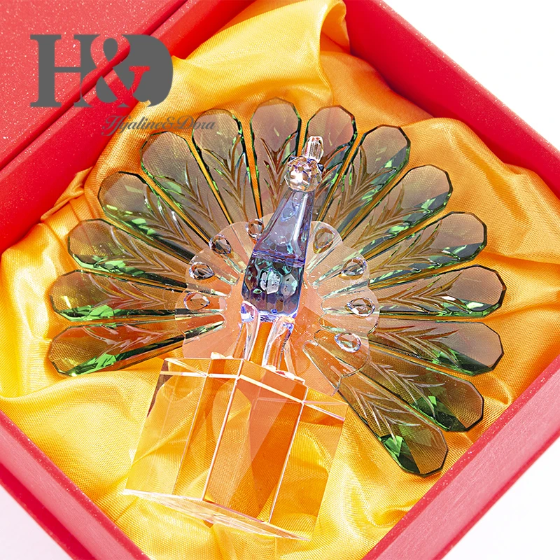 

H&D Miniature Crystal Animal Art Glass Craft Figurine Paperweight Ornament Wedding Souvenir Christmas Gift Home Decor