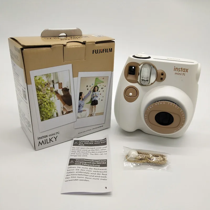 pink Фотокамера моментальной печати Fujifilm Instax Mini 7C 7 S, фотокамера Instax, Фотокамера, всплывающий объектив, автоматический замер, мини-камера, прекрасная - Цвет: pink