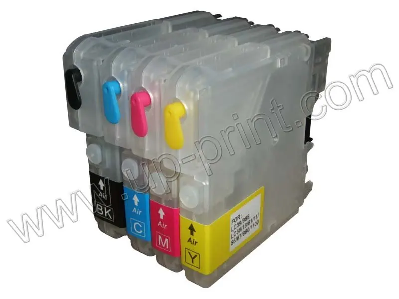 LC38 LC67 LC980 LC1100 многоразовый чернильный картридж для Brother MFC490CW MFC5490CN MFC5890CN MFC6490CW