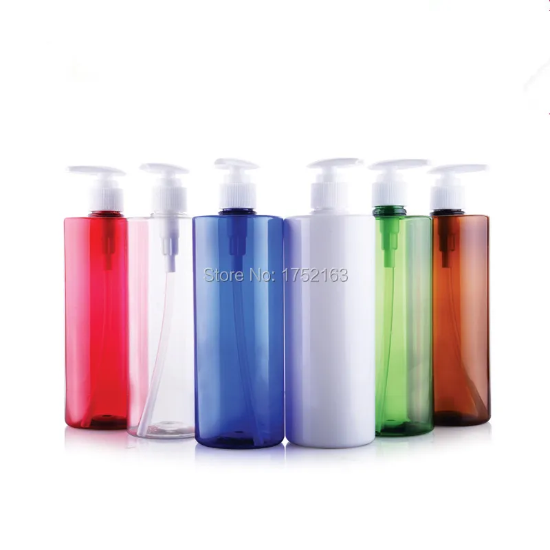 500 мл пустая пластиковая бутылка с пресс насосом для шампуня кондиционера