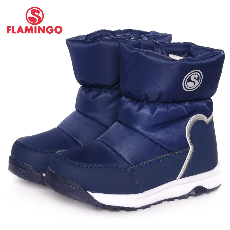 Фламинго Новинка 2017 коллекция модные зимние сапоги с шерстяной качество против