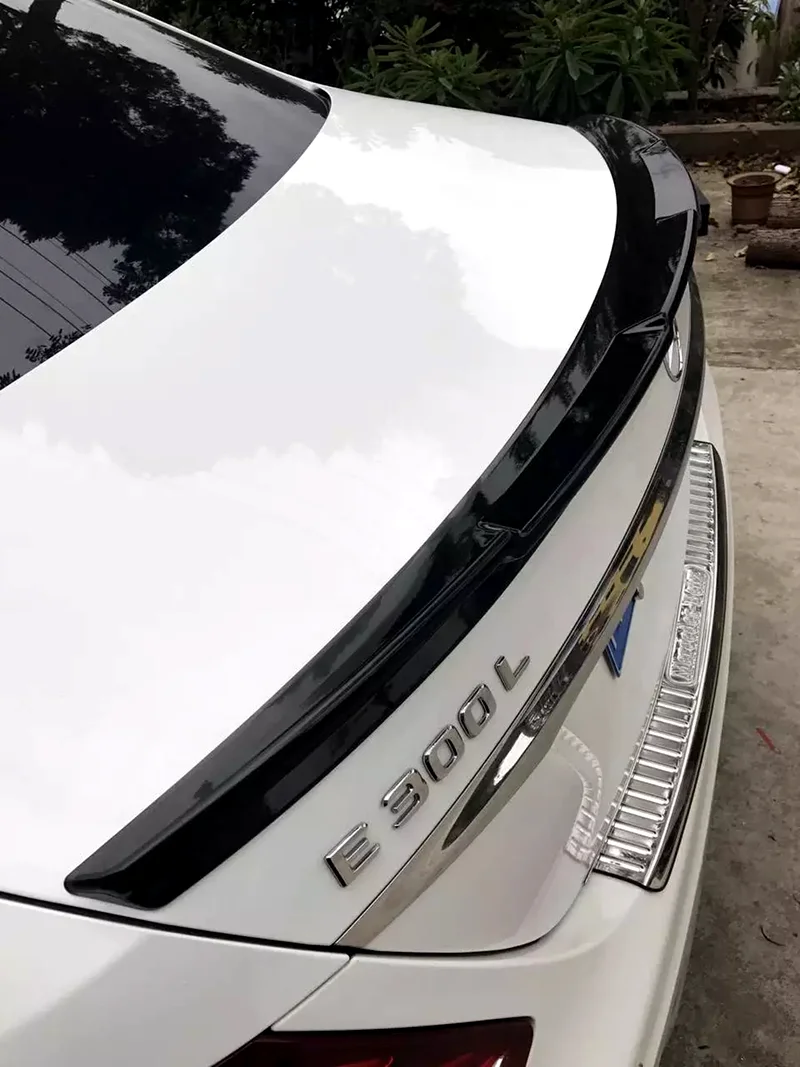Для Mercedes-Benz W213 спойлер Высокое качество ABS Материал машинный спойлер для Mercedes-Benz E200L E300L E320L E63 спойлер-UP