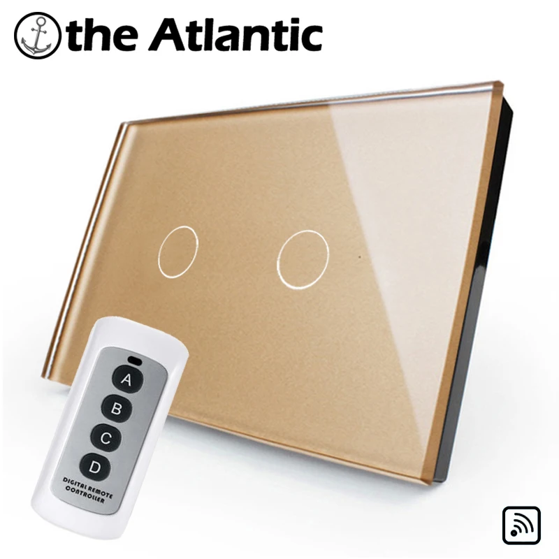 Стандартный пульт дистанционного управления US/AU 2 клавиши панель из хрустального